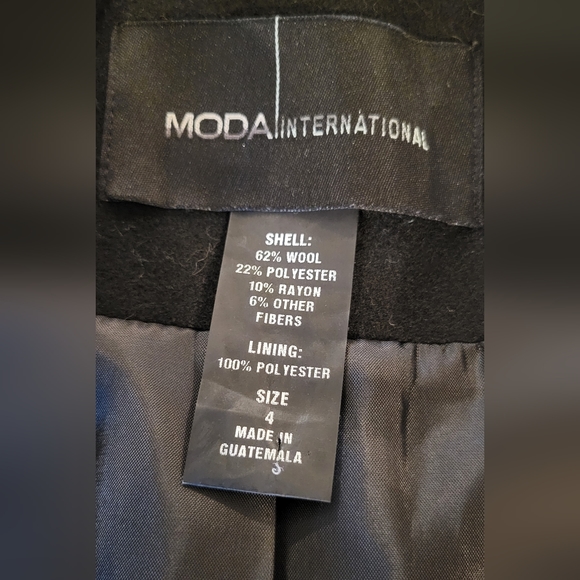 Y2K Vintage Moda Int. Wool Duster Coat - Picture 10 of 16